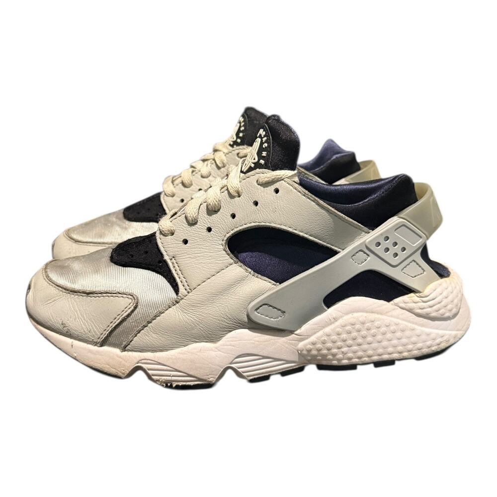 Nike Air Huarache Gray White Men's Size 8.5 Sneakers DD1068-001 Athletic - Picture 5 of 9